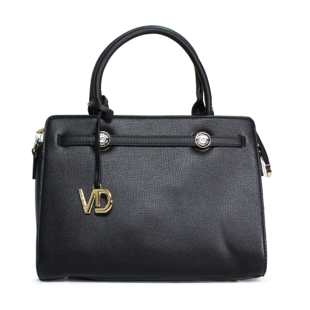 Luxury Charm Tote Handbag with Metal Detailing – Premium Collection