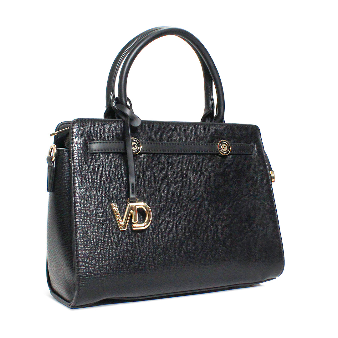 Luxury Charm Tote Handbag with Metal Detailing – Premium Collection
