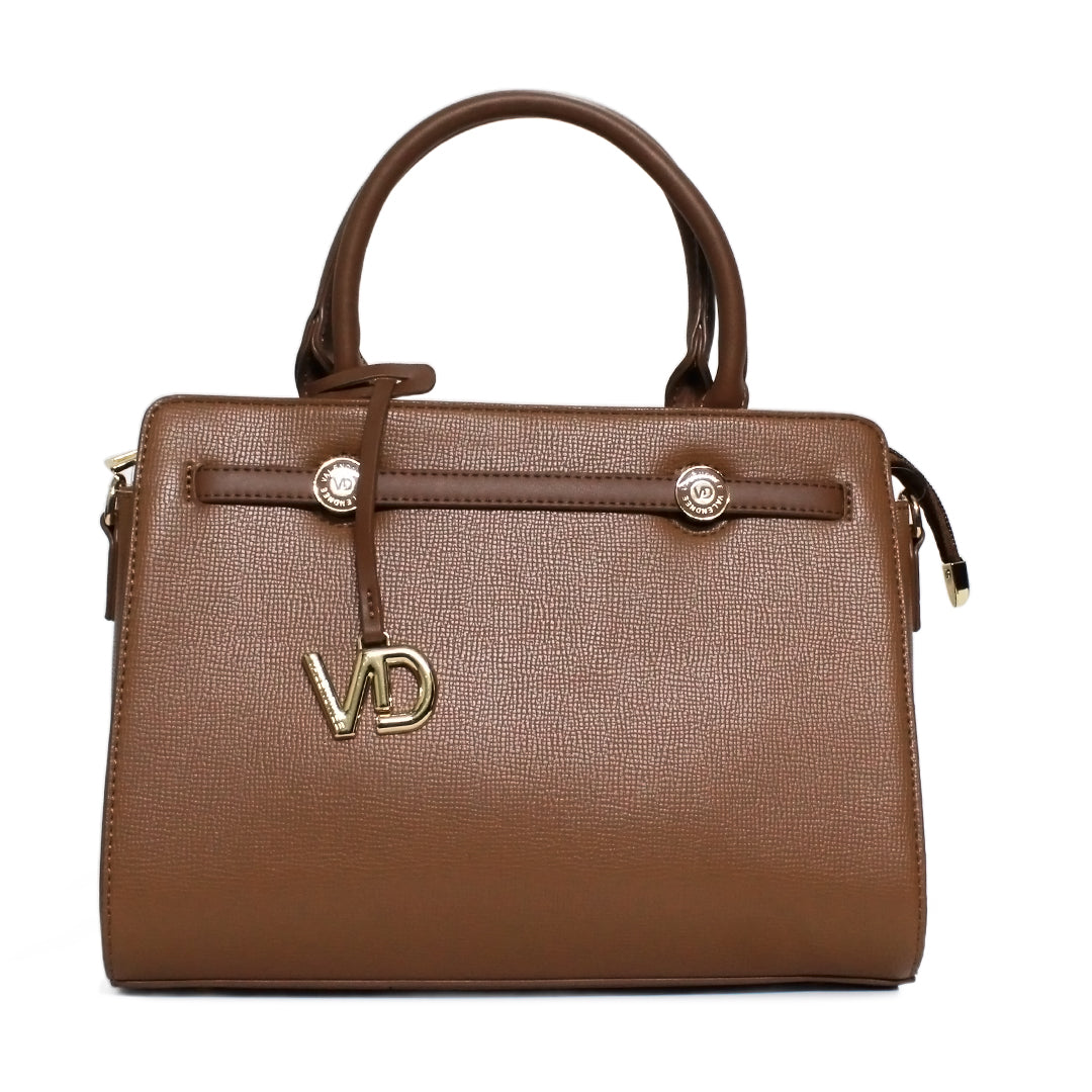 Luxury Charm Tote Handbag with Metal Detailing – Premium Collection