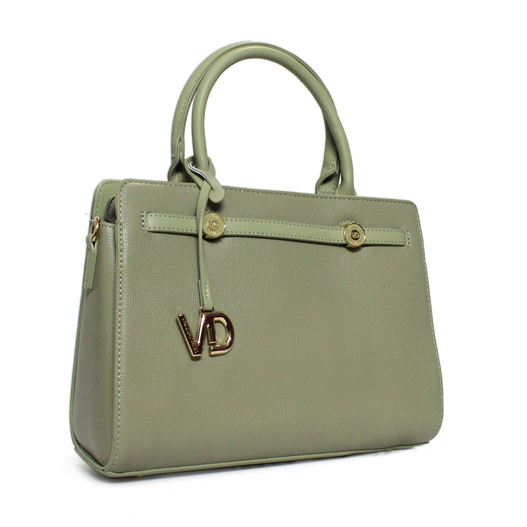 Luxury Charm Tote Handbag with Metal Detailing – Premium Collection