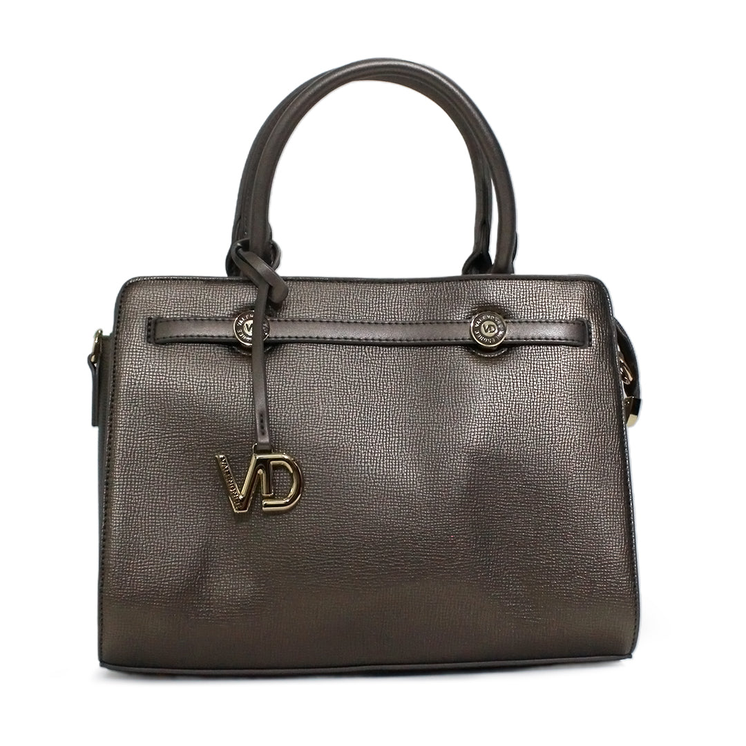 Luxury Charm Tote Handbag with Metal Detailing – Premium Collection