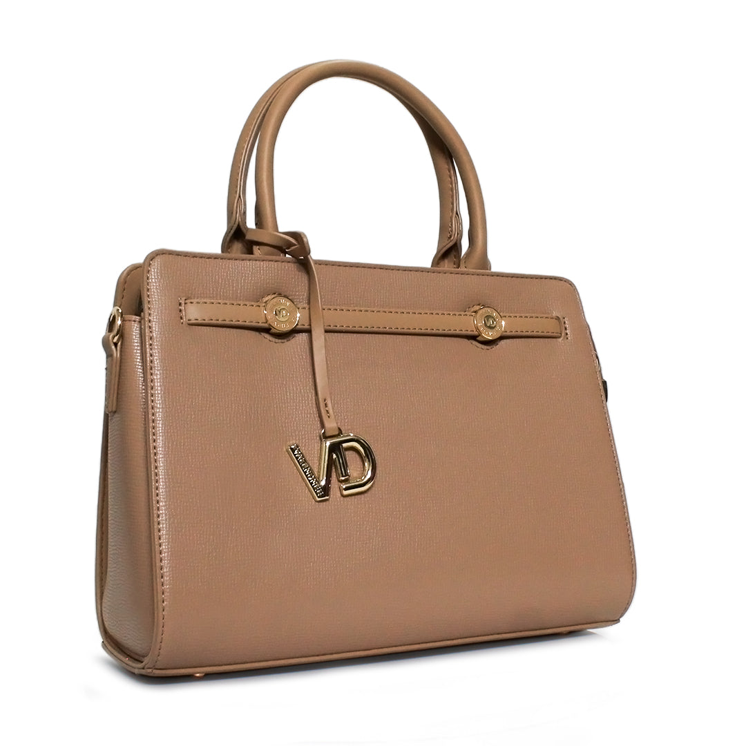 Luxury Charm Tote Handbag with Metal Detailing – Premium Collection