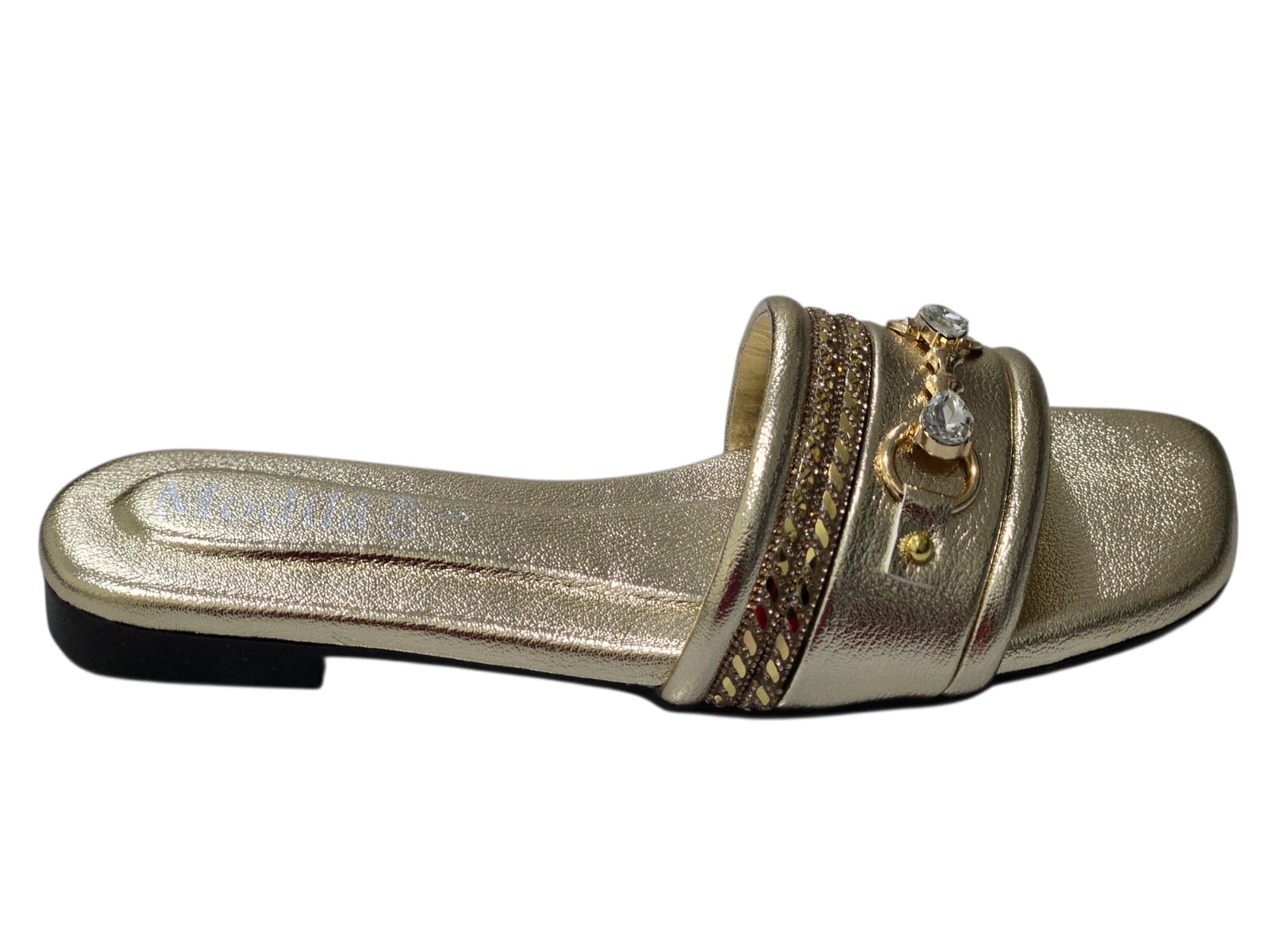 Embellished Flat Sandals