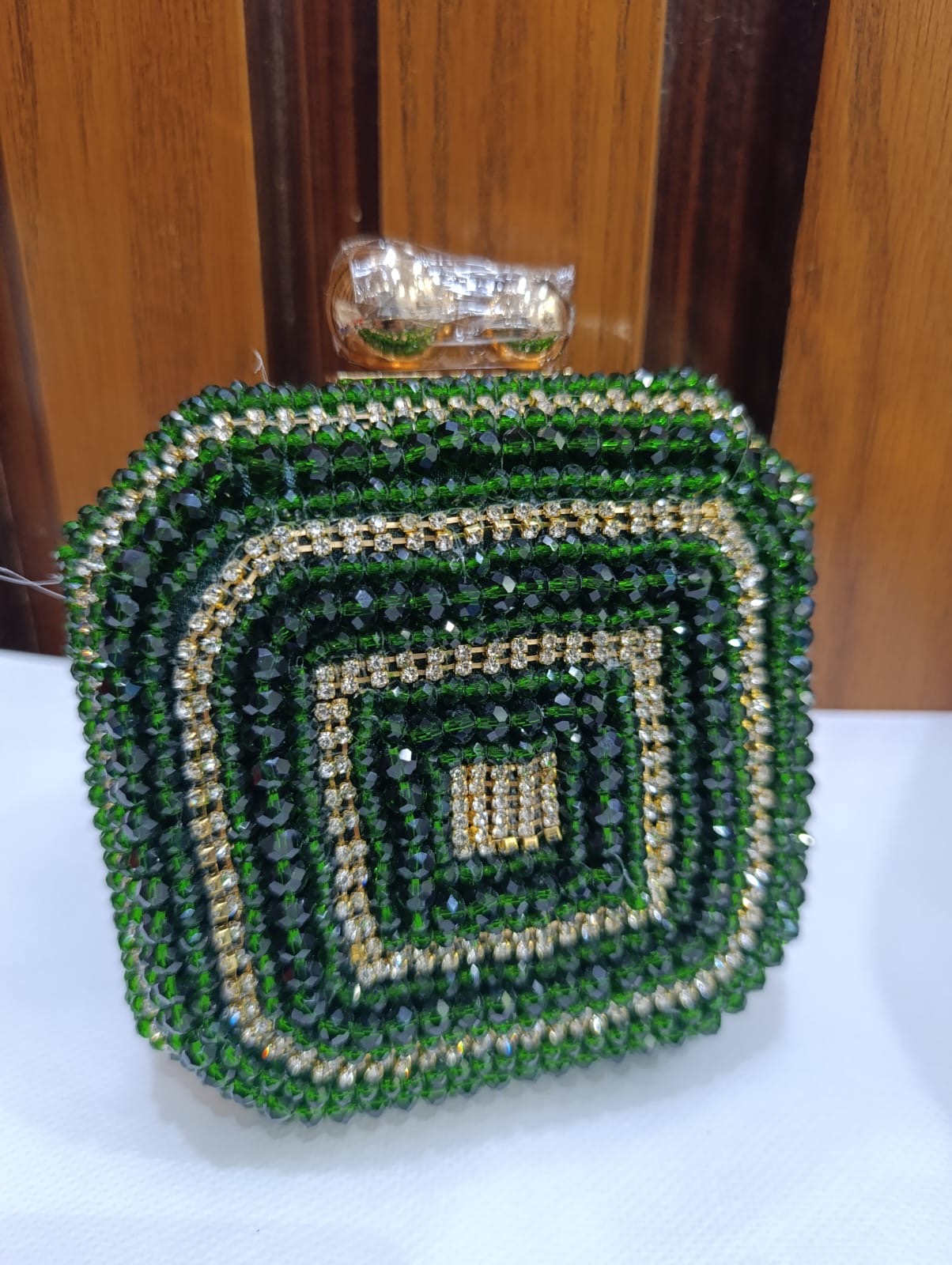 Fancy Cluch Stone and Pearl work