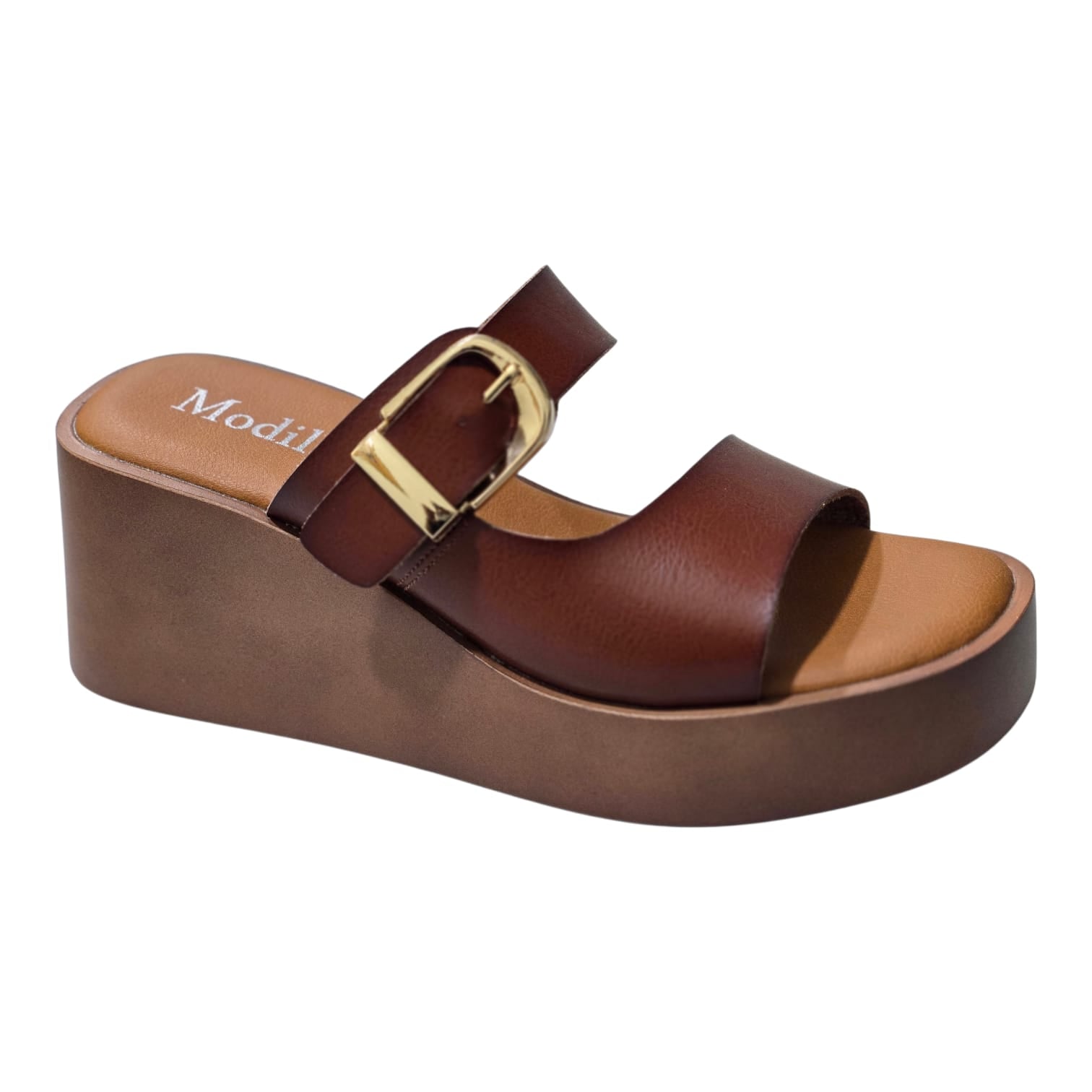 Textured Wedge heel slides