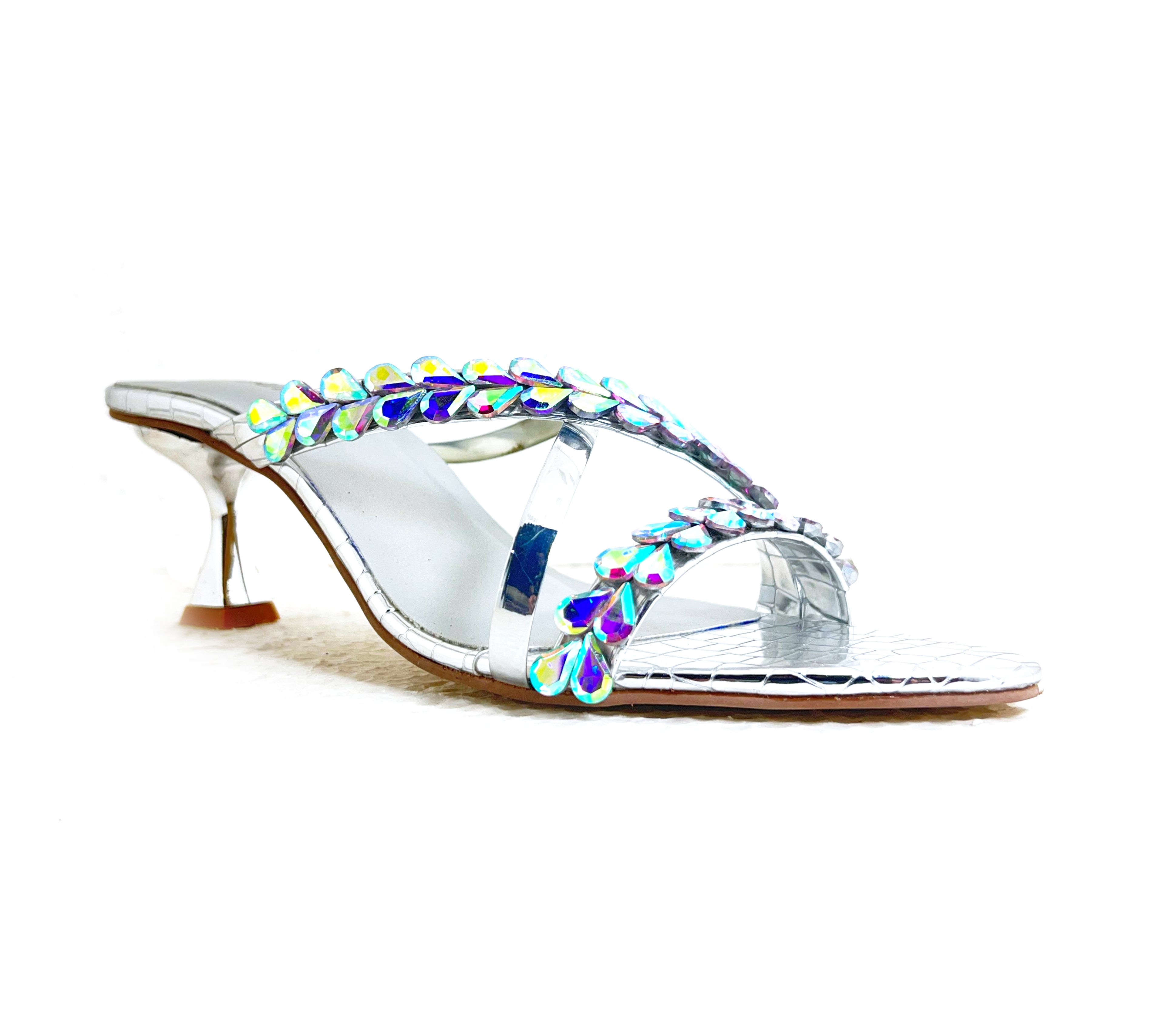 Women’s Fancy Slip-On Heel Sandals