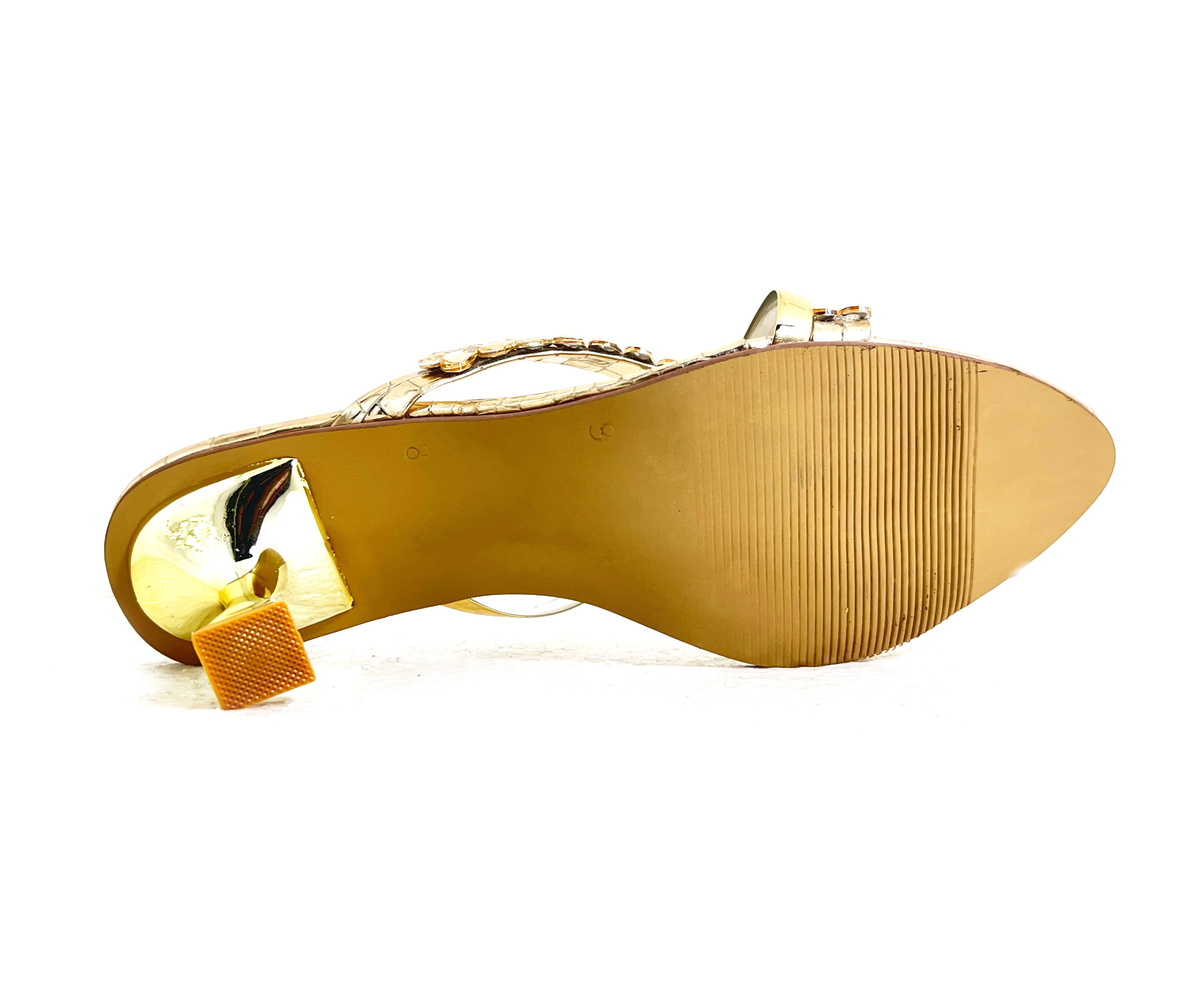 Women’s Fancy Slip-On Heel Sandals