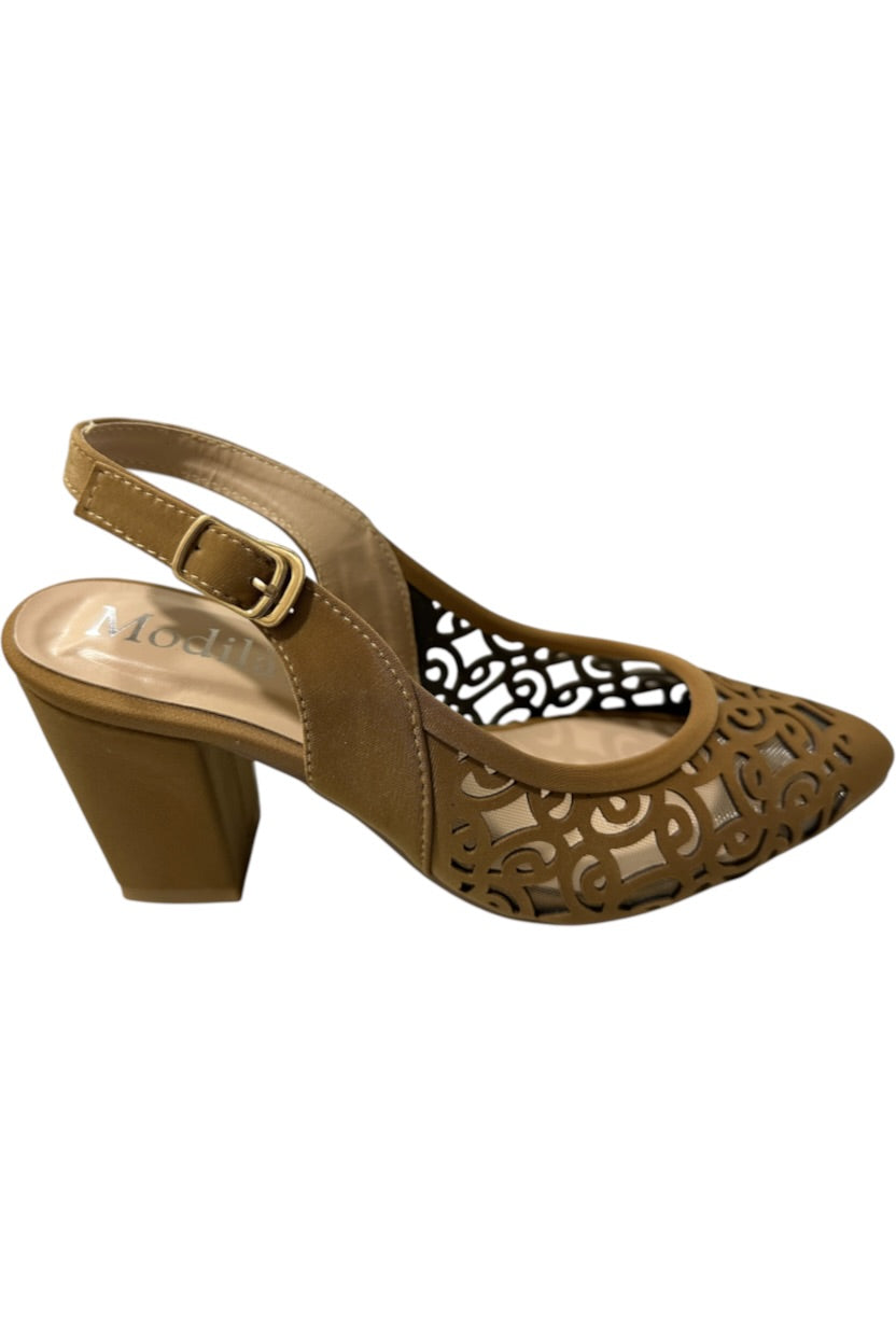 Block heels Sling Back Sandal