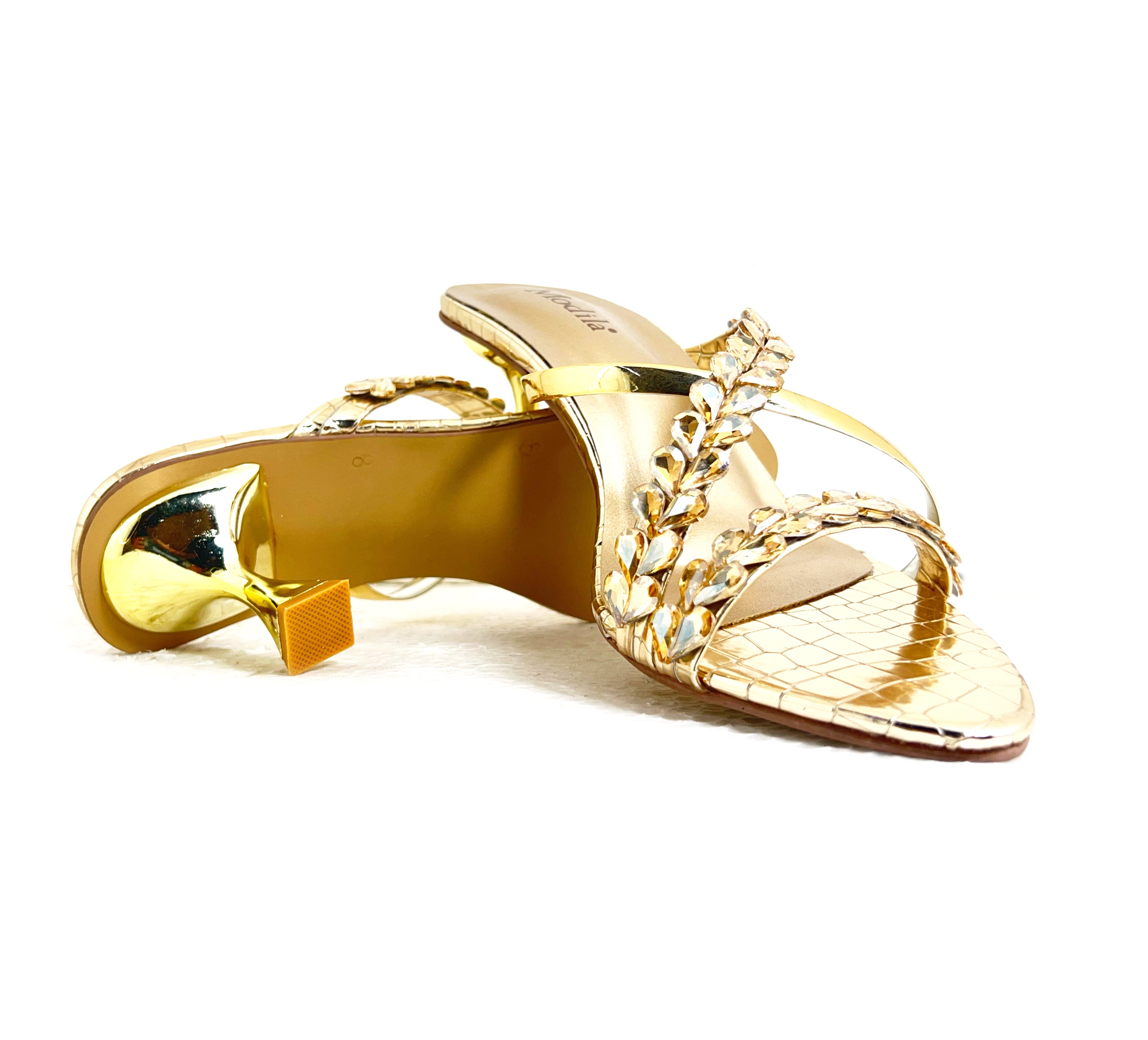 Women’s Fancy Slip-On Heel Sandals