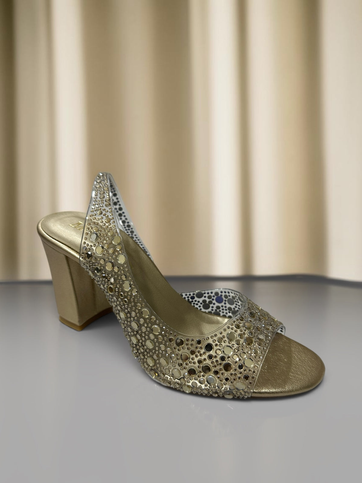Block Heels Diamondies Sandal