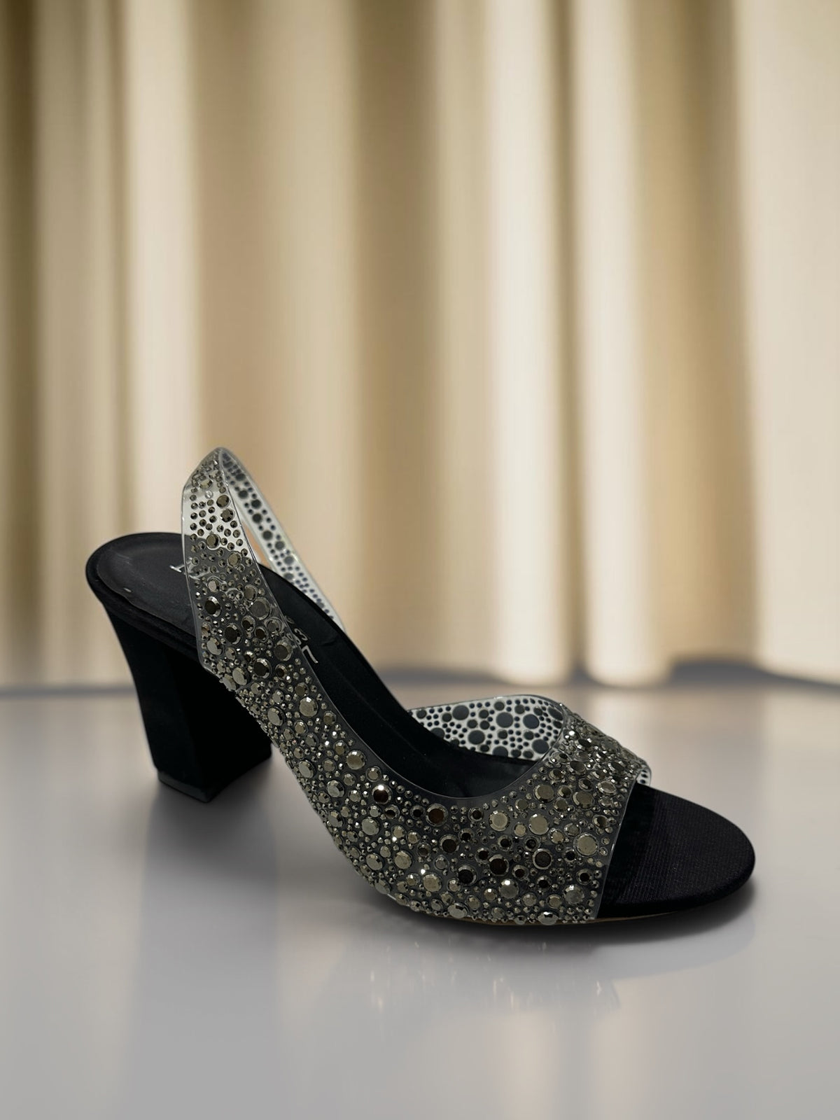 Block Heels Diamondies Sandal