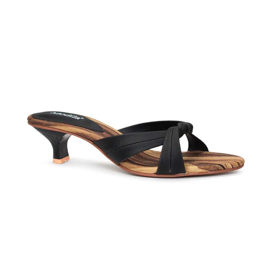 Cross Strap Kitten Heel Sandals