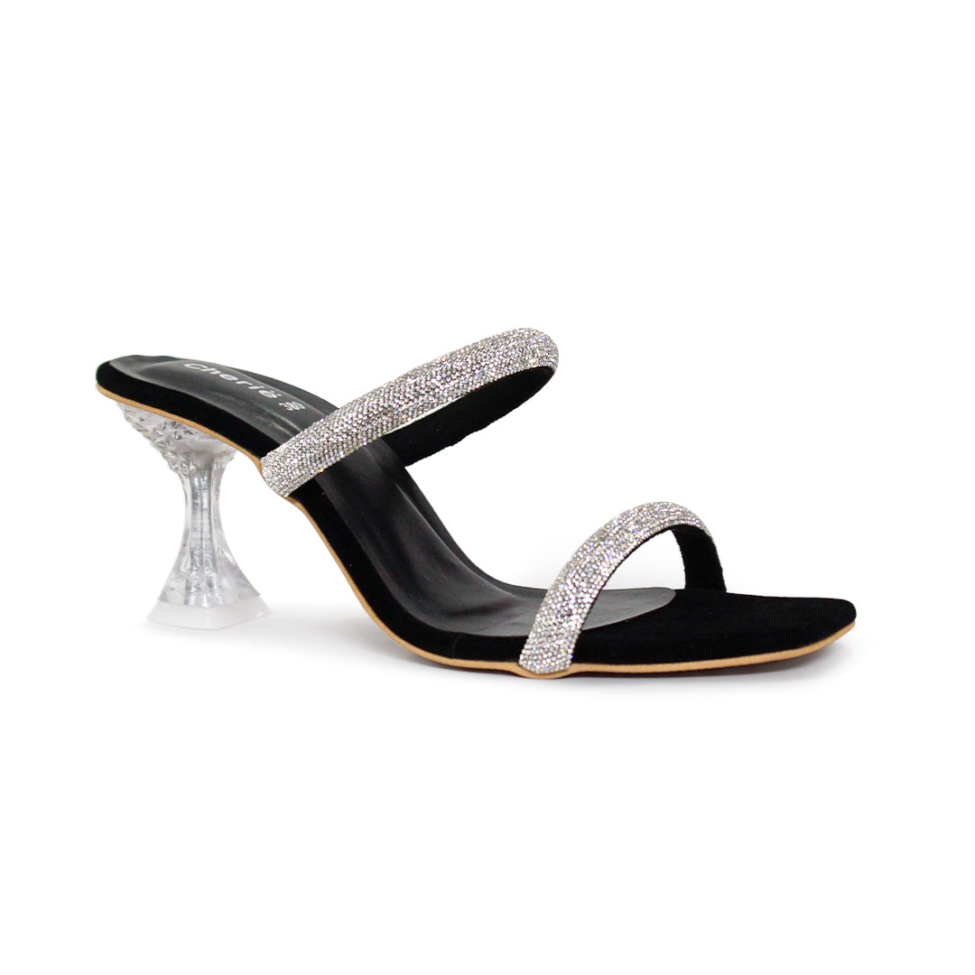 Crystal Strap Party Heels