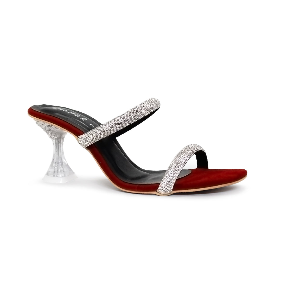 Crystal Strap Party Heels
