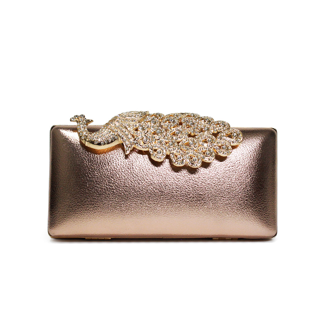 Embellished Satin Clutch Bag