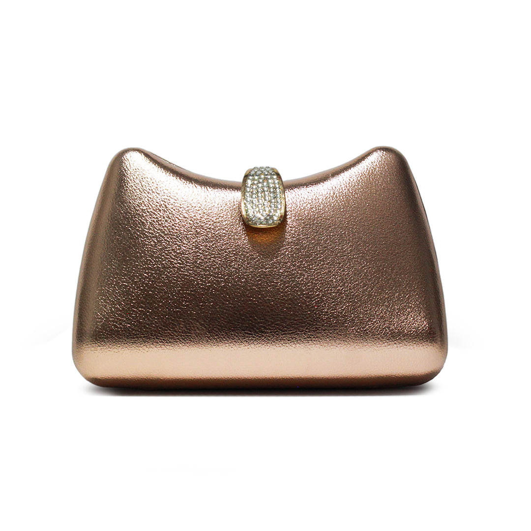 Luxe Satin Curve Clutch