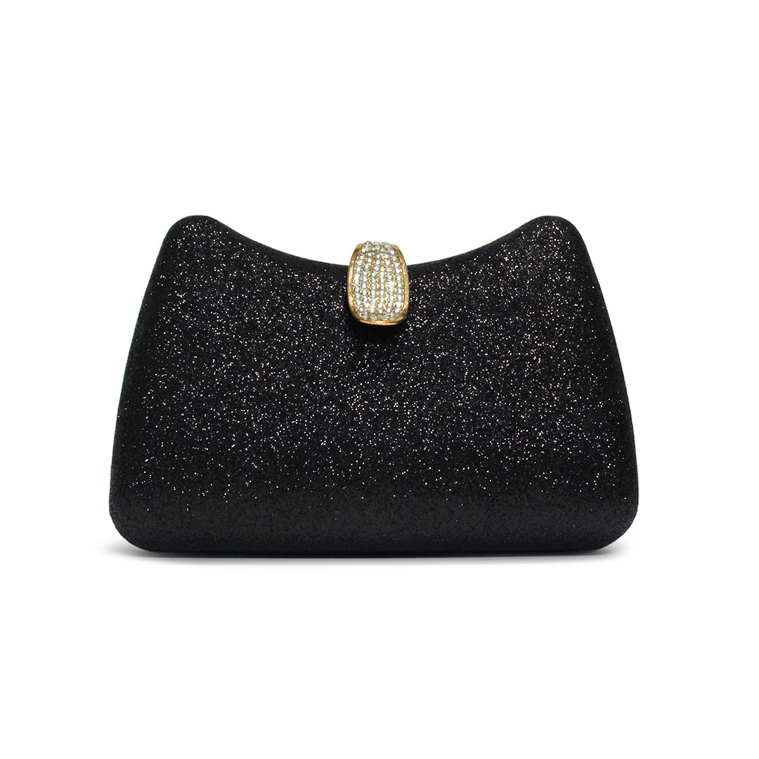 Luxe Satin Curve Clutch