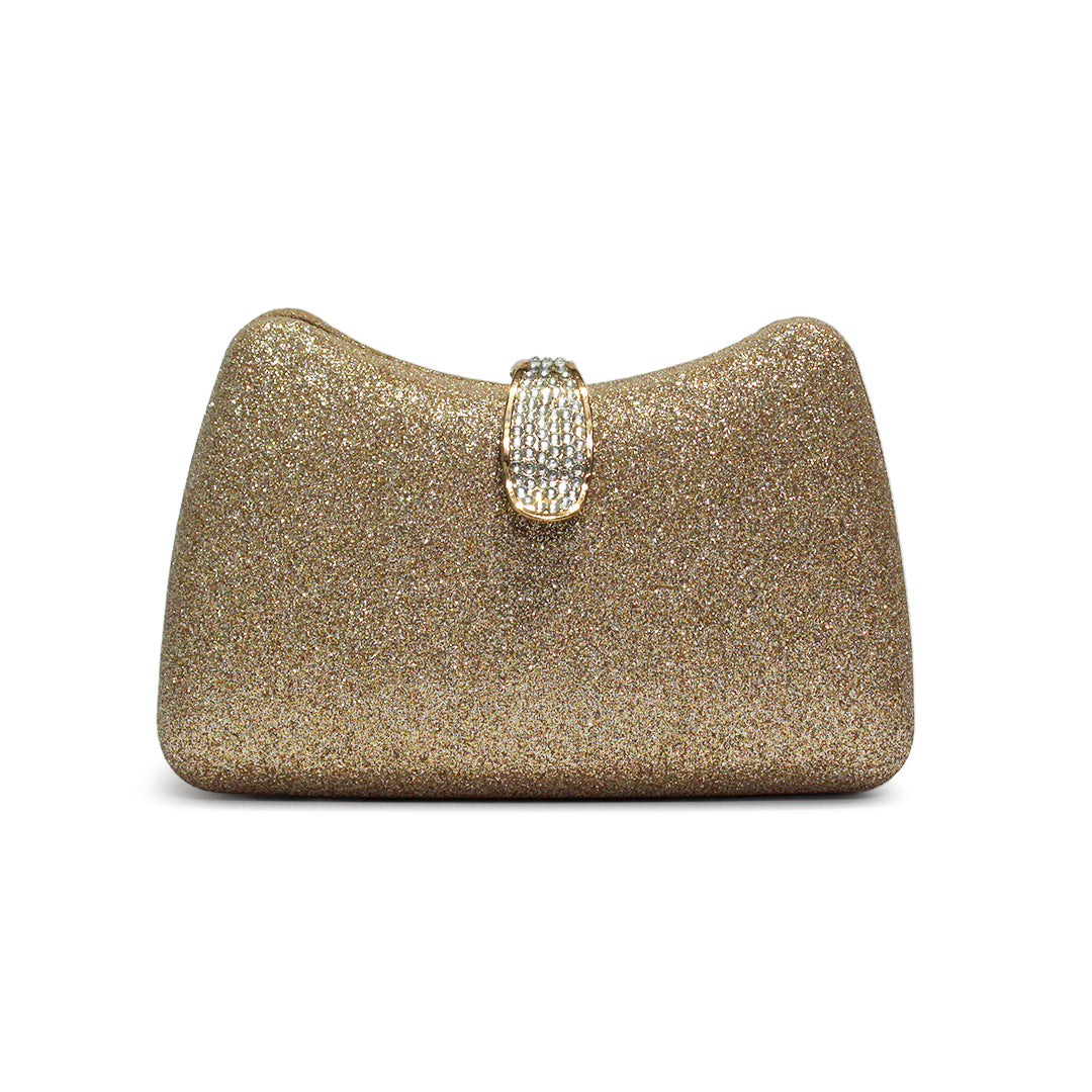 Luxe Satin Curve Clutch