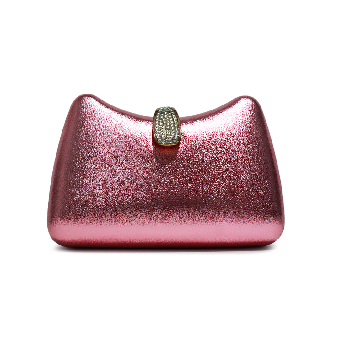 Luxe Satin Curve Clutch