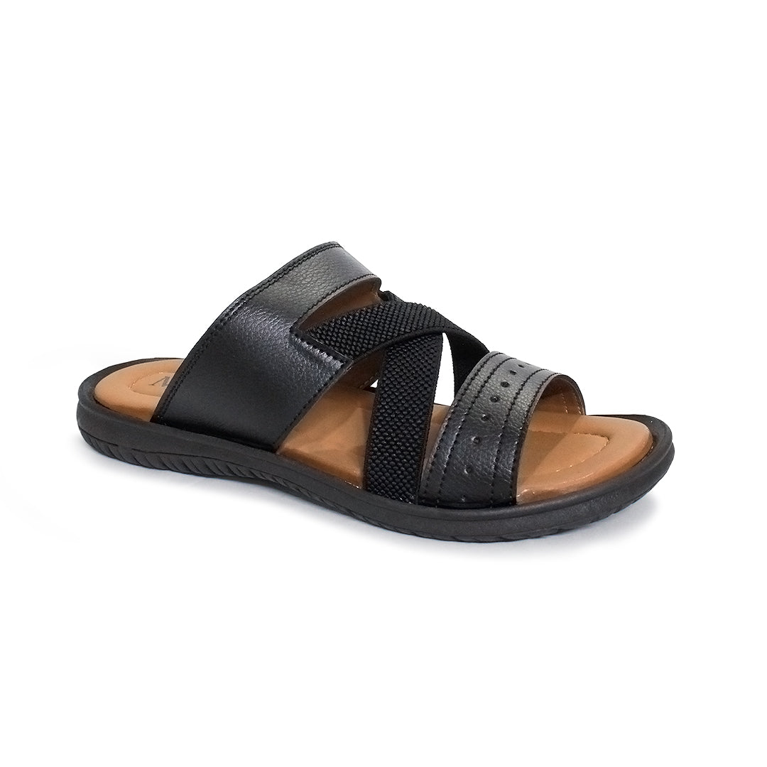 Men’s Cross Strap Comfort Slippers