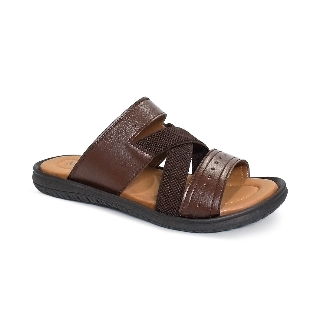 Men’s Cross Strap Comfort Slippers