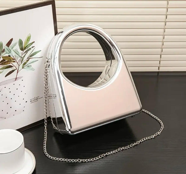 1pc elegant Women's crossbody bag, wear-resistant acrylic material square bag, simple and versatile, lipstick envelope, mobile phone bag, suitable for a variety of occasions.