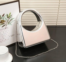 1pc elegant Women's crossbody bag, wear-resistant acrylic material square bag, simple and versatile, lipstick envelope, mobile phone bag, suitable for a variety of occasions.
