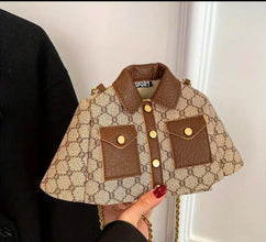1pc Women'S Unique Shape Crossbody Bag, Faux Leather Shirt Style Shoulder Purse with Metal Chain Strap, Solid Color, Magnetic Closure, Polyester Lined, Fashionable Mobile Phone Pouch