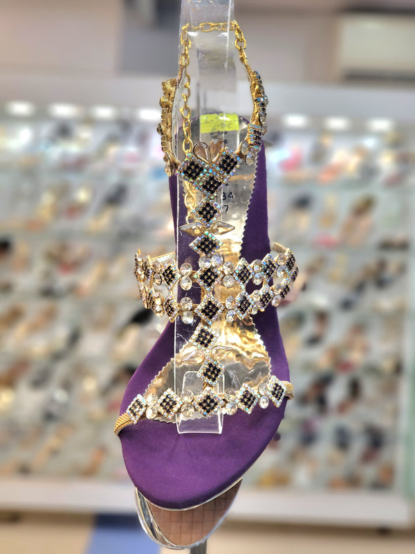 Pazeb heel bridal sandal
