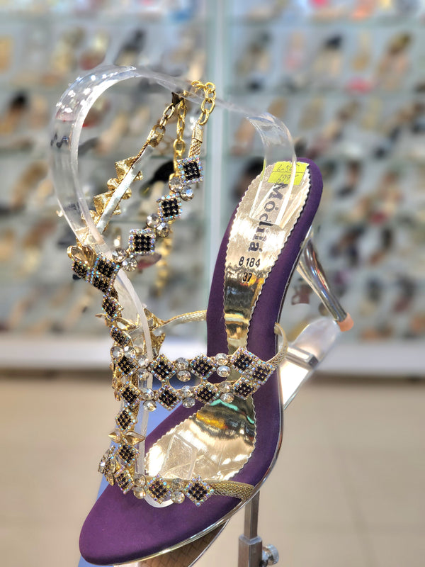 Pazeb heel bridal sandal