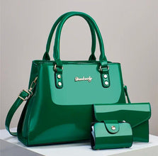 Elegant Stylish Tote Bag with Coin Purse and Card Holder, Multi-Functional Large Capacity Crossbody Bag, New Patent leather Design for Women, Travel-Friendly Shoulder/Shoulder/Crossbody Bag, Versatile Casual Luxury Large Capacity Bag
