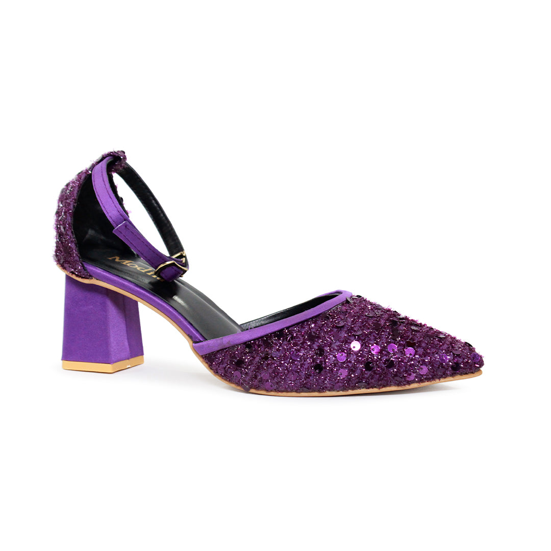Women’s Sequins Pointed Toe Heel