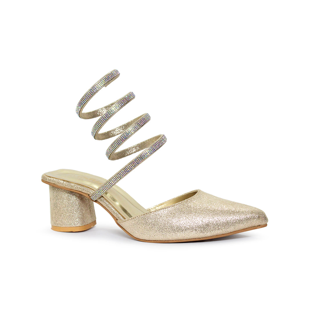 Women’s Spiral Strap Block Heel